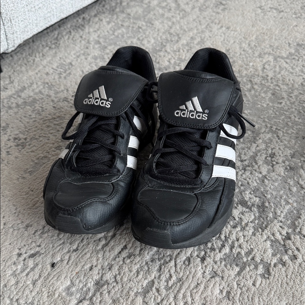 Adidas Black and White Turf Shoes